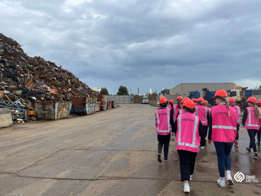 Kwinana scrap metal site tour